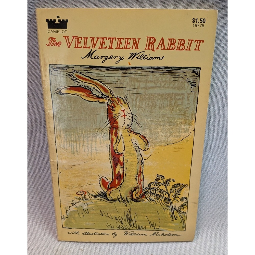 Camelot The Velveteen Rabbit Book Kids OS Tan Vintage Margery Williams 1970s